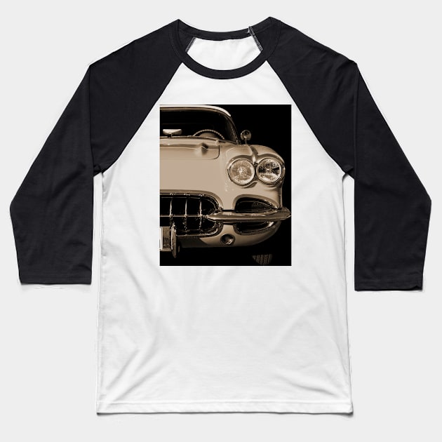 Classic Car Baseball T-Shirt by Beate Gube